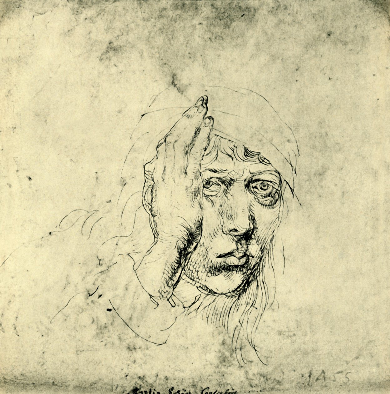 Autoportret z bandażem, 1492, 1943. autorstwa Albrecht Dürer
