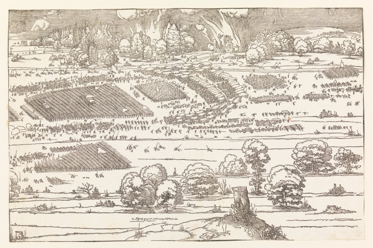 Oblężenie miasta (część 2) autorstwa Albrecht Dürer