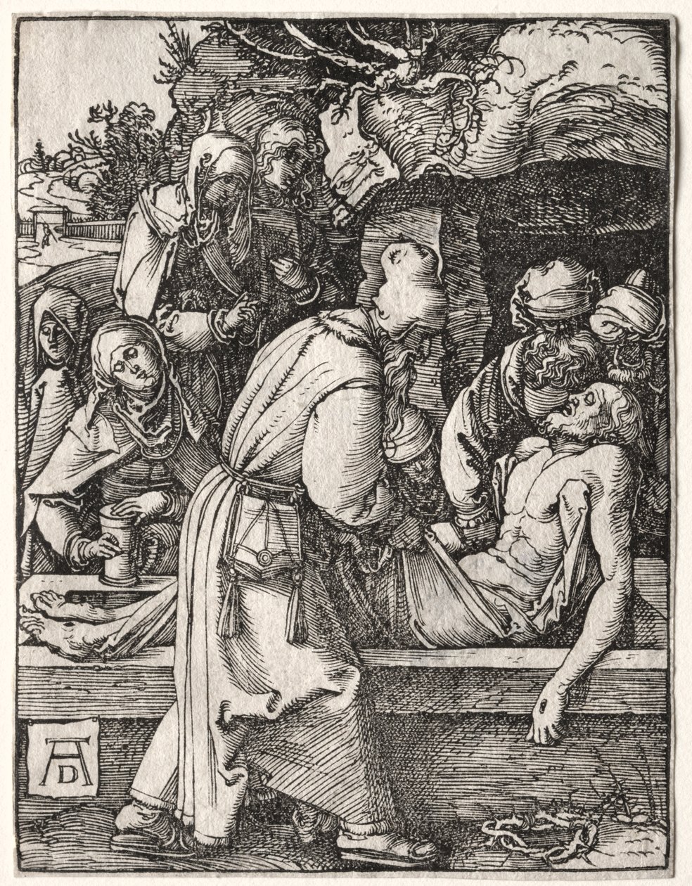 Mała pasja: Osadzanie autorstwa Albrecht Dürer