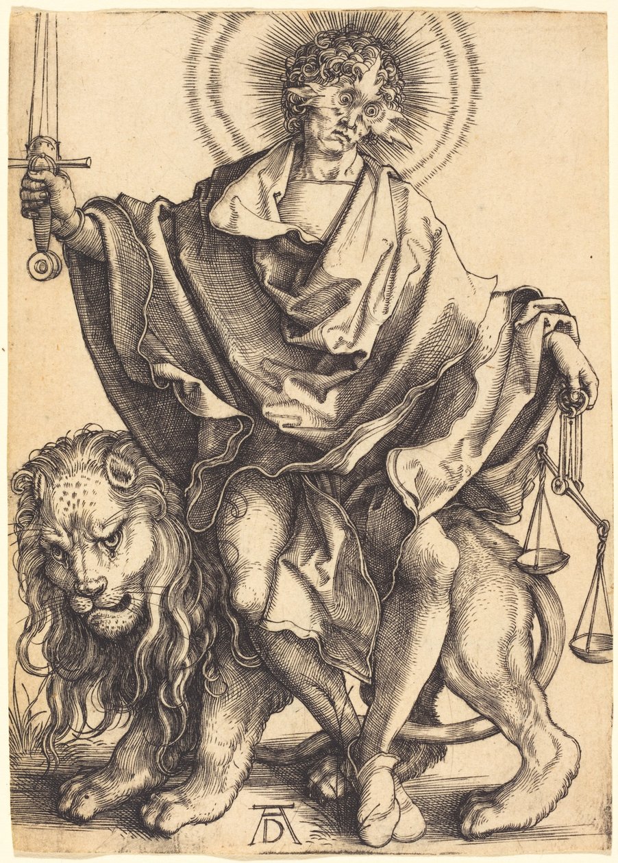 Sol Iustitiae („Słońce Sprawiedliwości”) autorstwa Albrecht Dürer