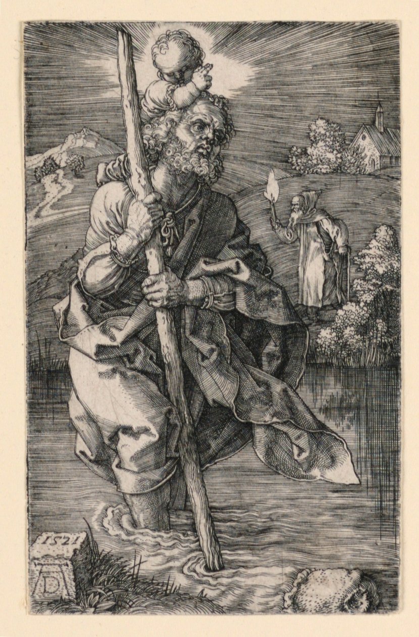 Św. Krzysztof autorstwa Albrecht Dürer