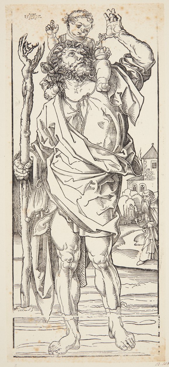 Św. Krzysztof autorstwa Albrecht Dürer