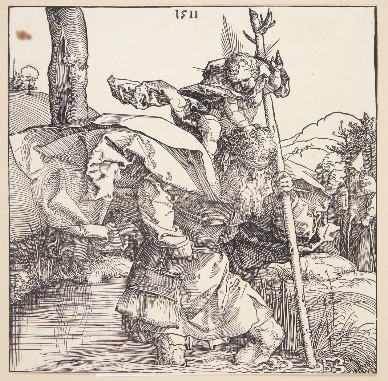 Św. Krzysztof autorstwa Albrecht Dürer