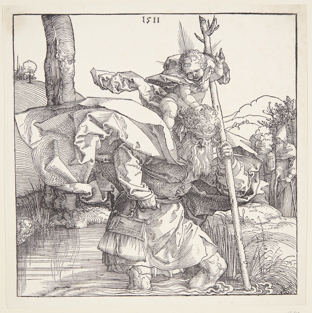 Św. Krzysztof autorstwa Albrecht Dürer