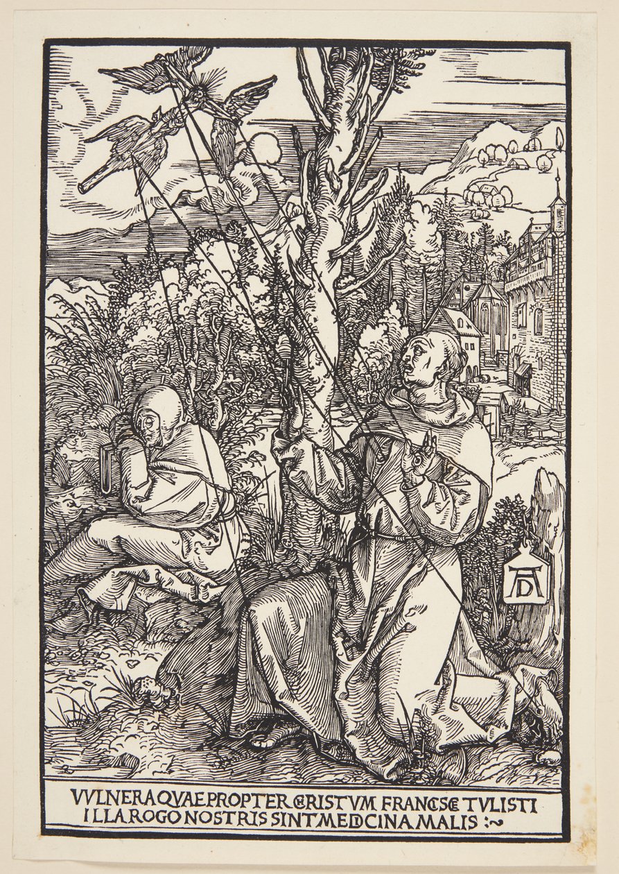 Stygmatyzacja św. Franciszka autorstwa Albrecht Dürer