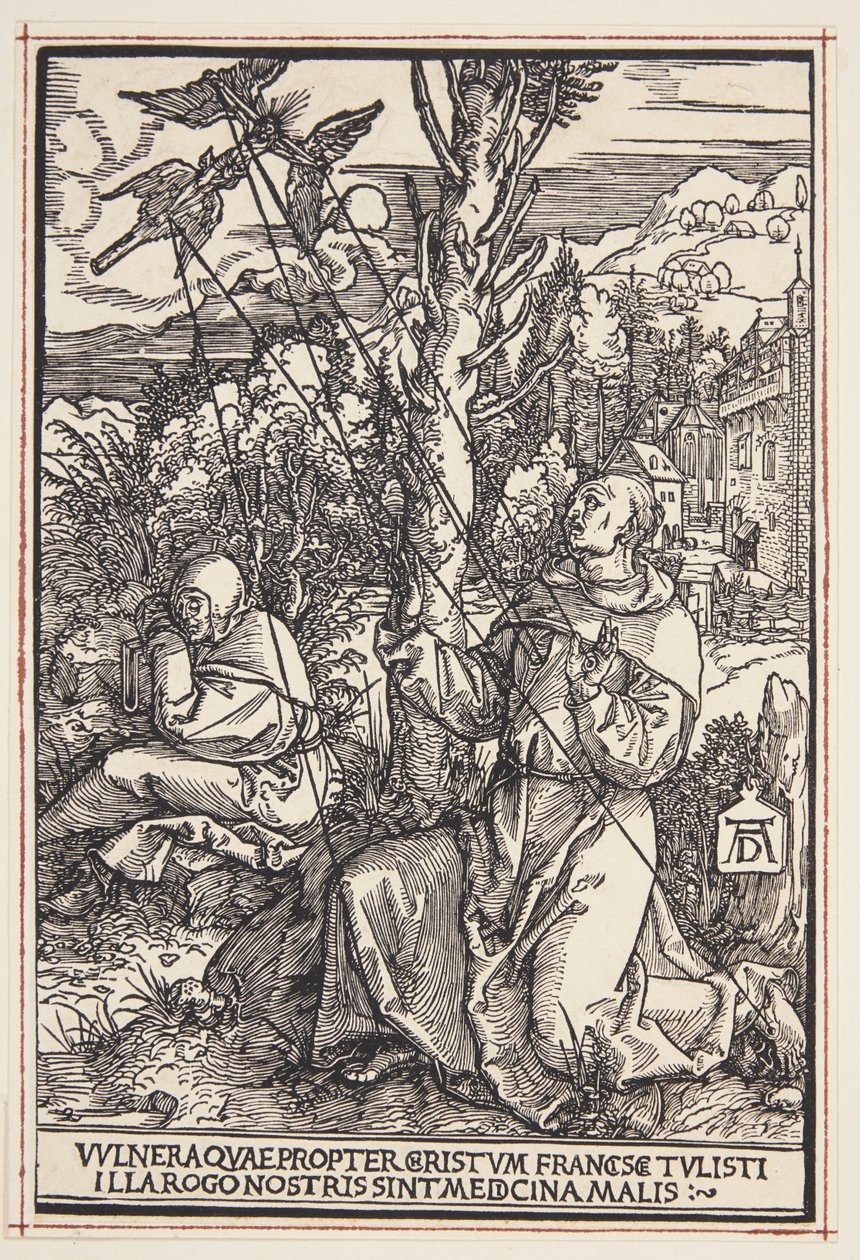 Stygmatyzacja św. Franciszka autorstwa Albrecht Dürer