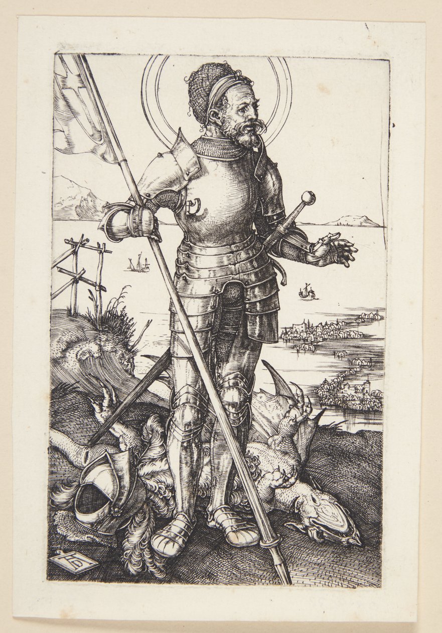 Św. Jerzy na piechotę autorstwa Albrecht Dürer