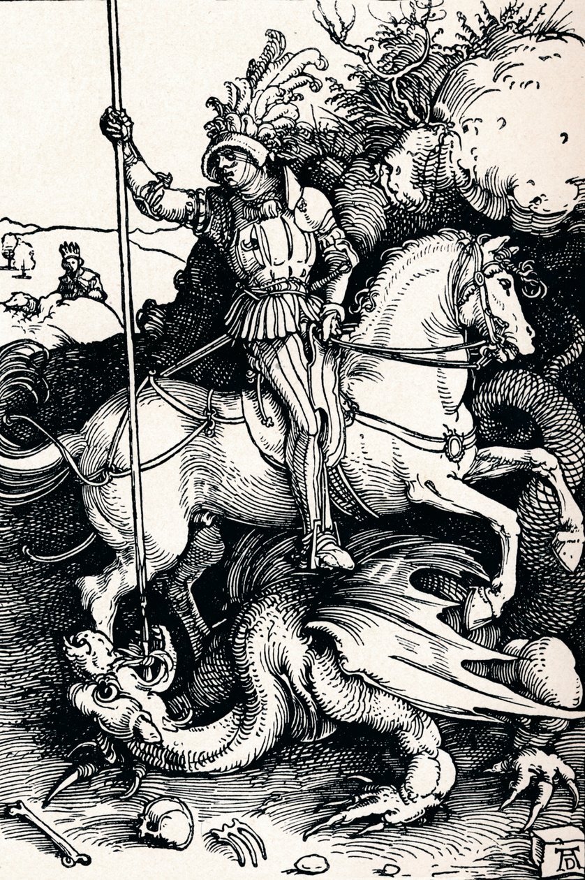 Św. Jerzy i smok, 1505 1906 autorstwa Albrecht Dürer