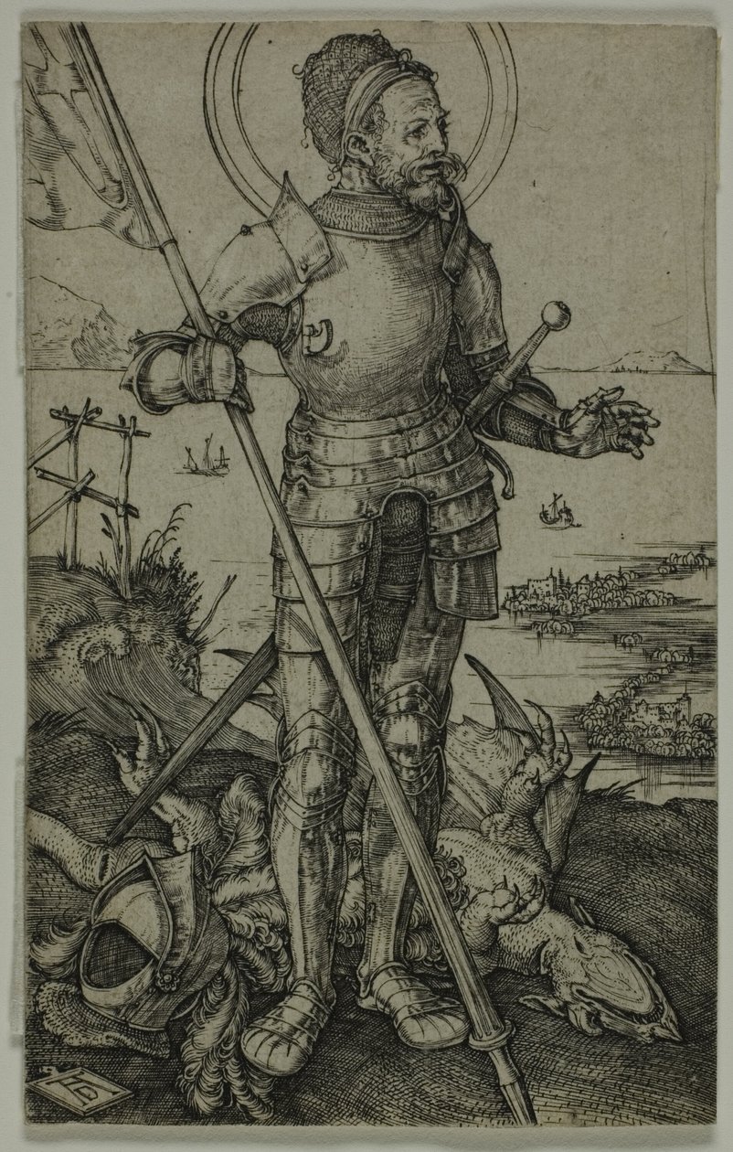 Św. Jerzy na piechotę autorstwa Albrecht Dürer