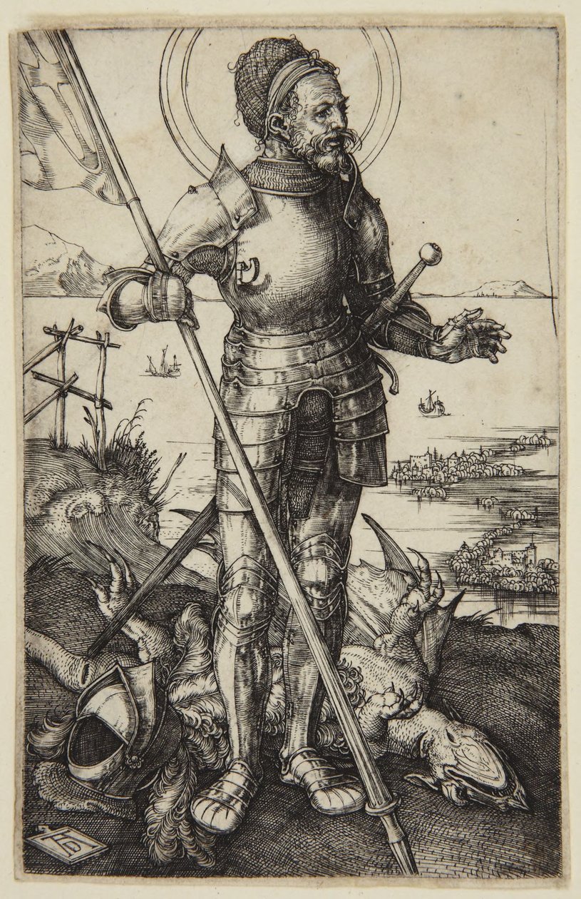 Święty Jerzy pieszo autorstwa Albrecht Dürer