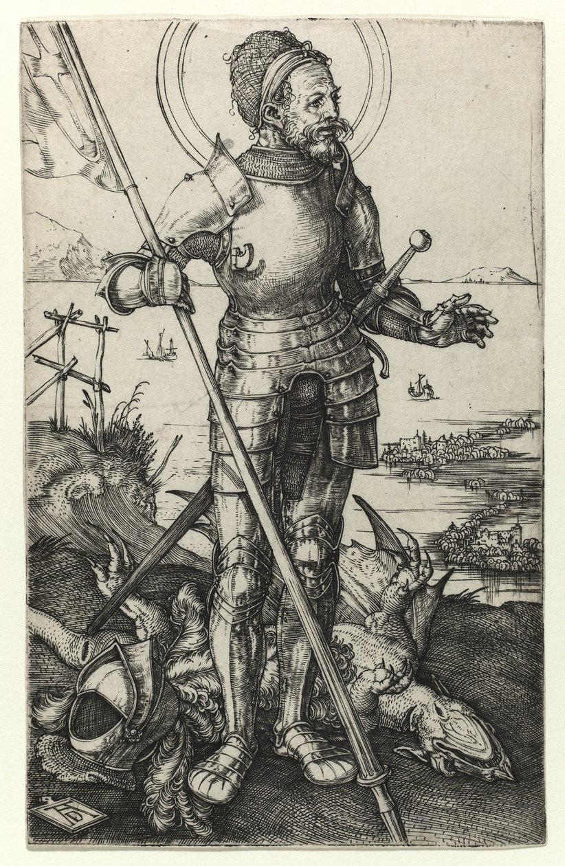 Stojący św. Jerzy, 1502 autorstwa Albrecht Dürer