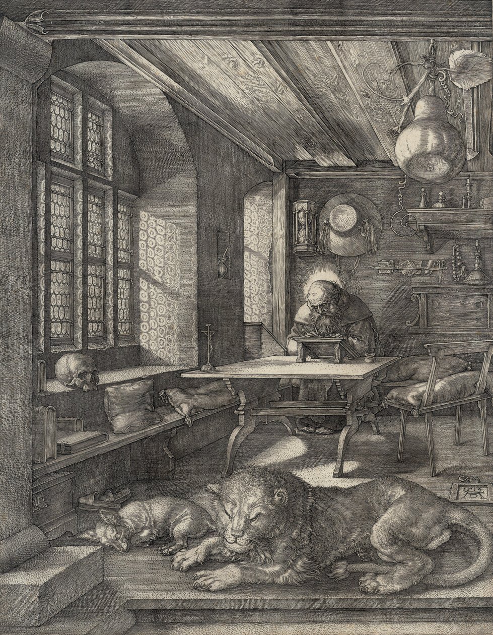 Święty Hieronim w swoim gabinecie autorstwa Albrecht Dürer