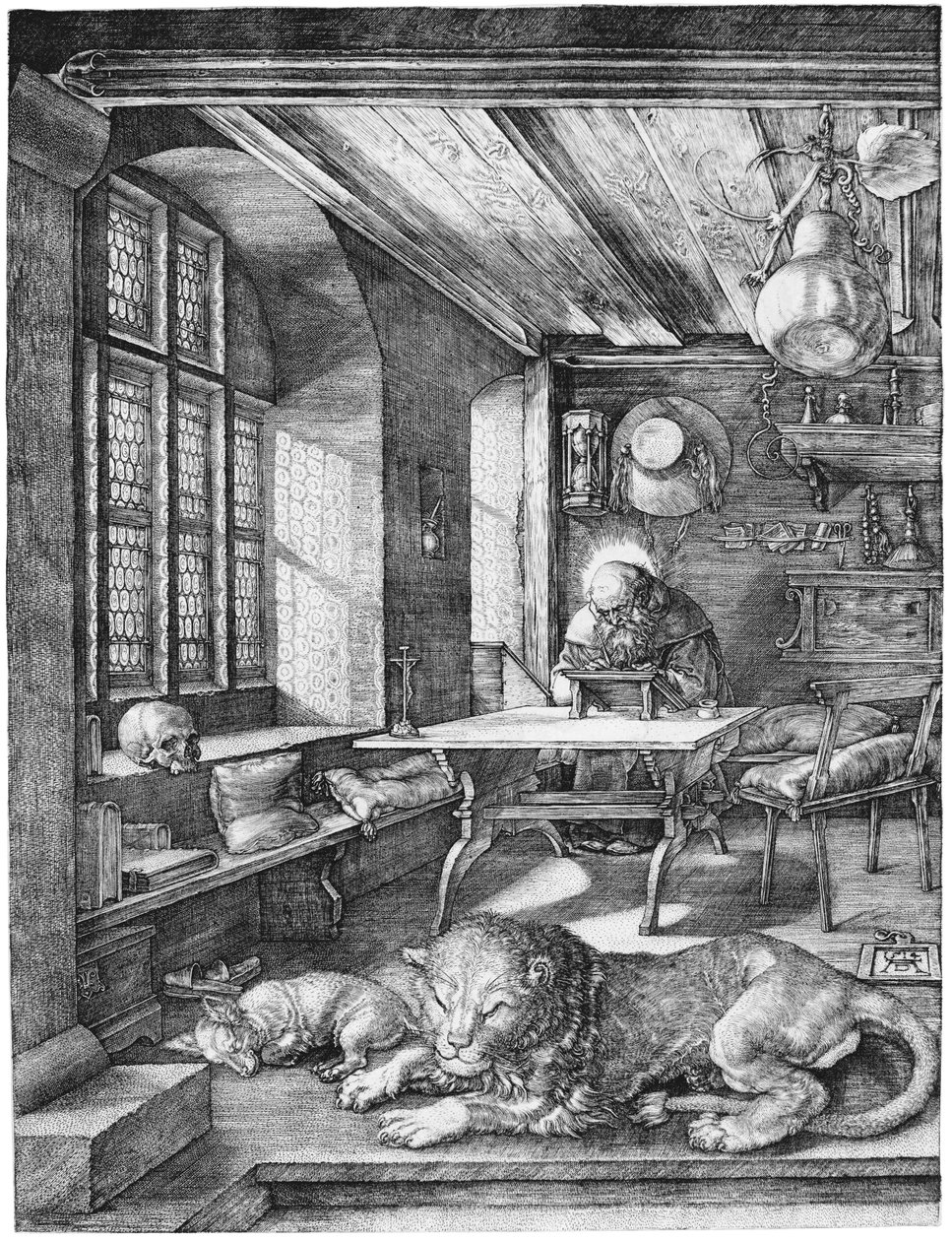 Święty Hieronim w swoim gabinecie autorstwa Albrecht Dürer
