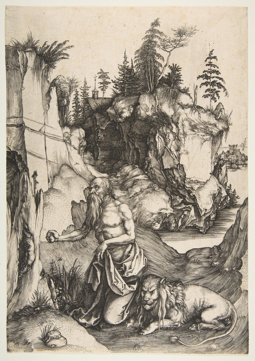 Święty Hieronim w Pokucie autorstwa Albrecht Dürer