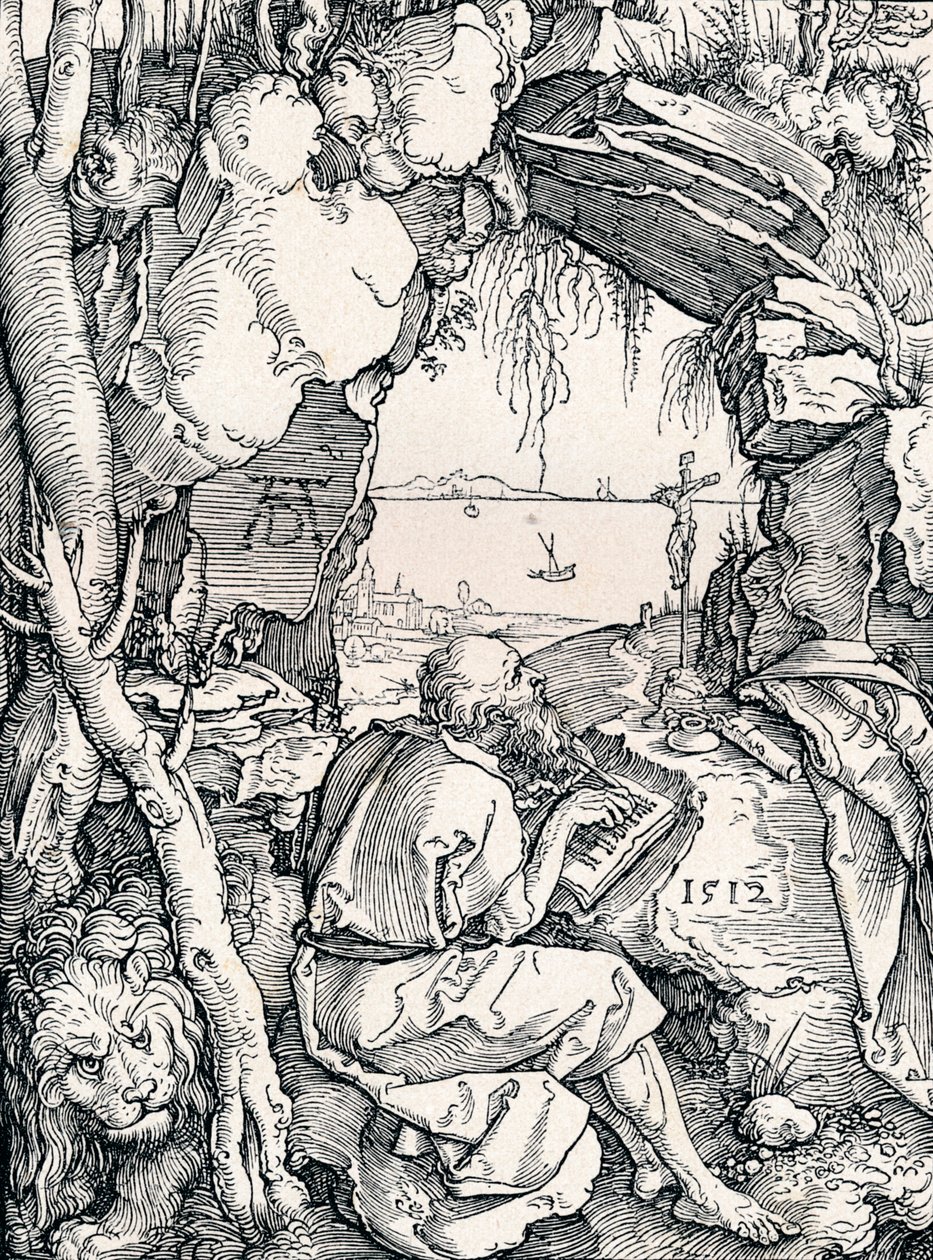 Św. Hieronim w jaskini, 1512 1906 autorstwa Albrecht Dürer