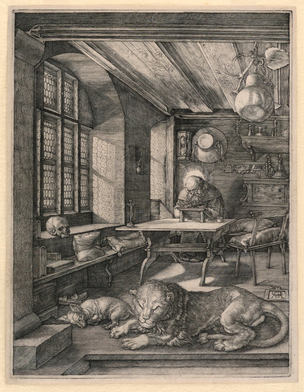 Św. Hieronim w swoim gabinecie autorstwa Albrecht Dürer