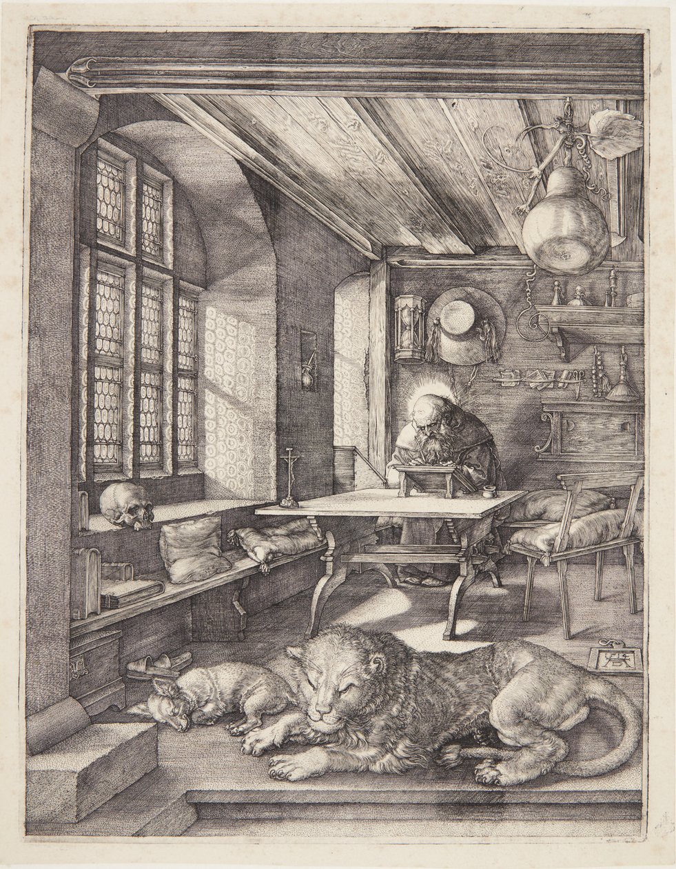 Św. Hieronim w swoim gabinecie autorstwa Albrecht Dürer