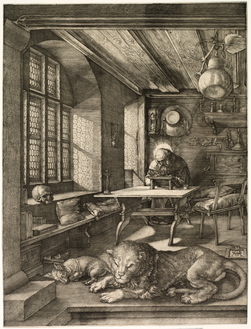 Św. Hieronim w swoim gabinecie autorstwa Albrecht Dürer