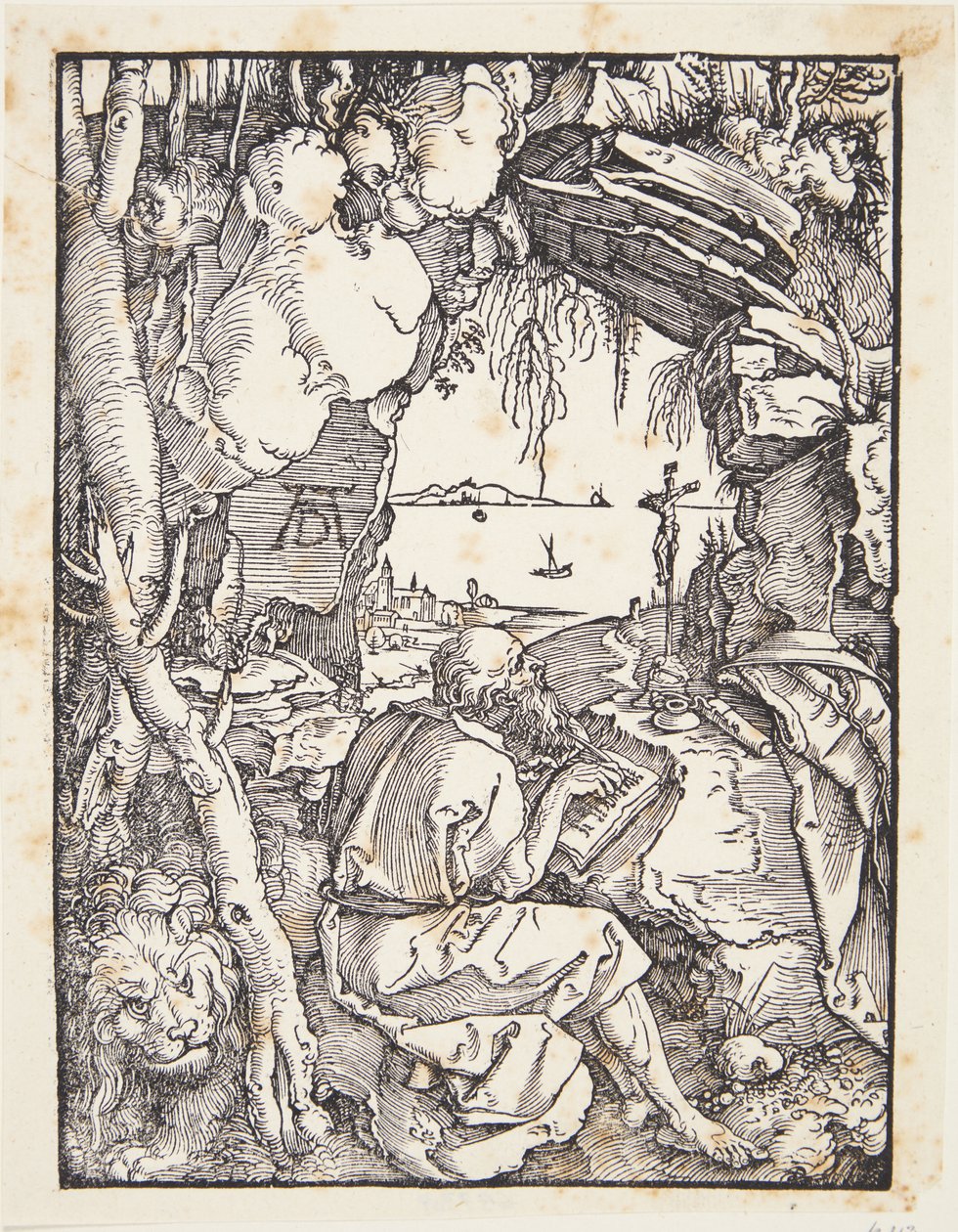 Św. Hieronim w jaskini autorstwa Albrecht Dürer
