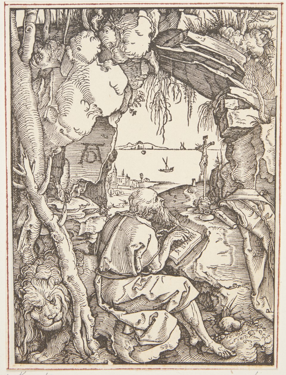 Św. Hieronim w jaskini autorstwa Albrecht Dürer