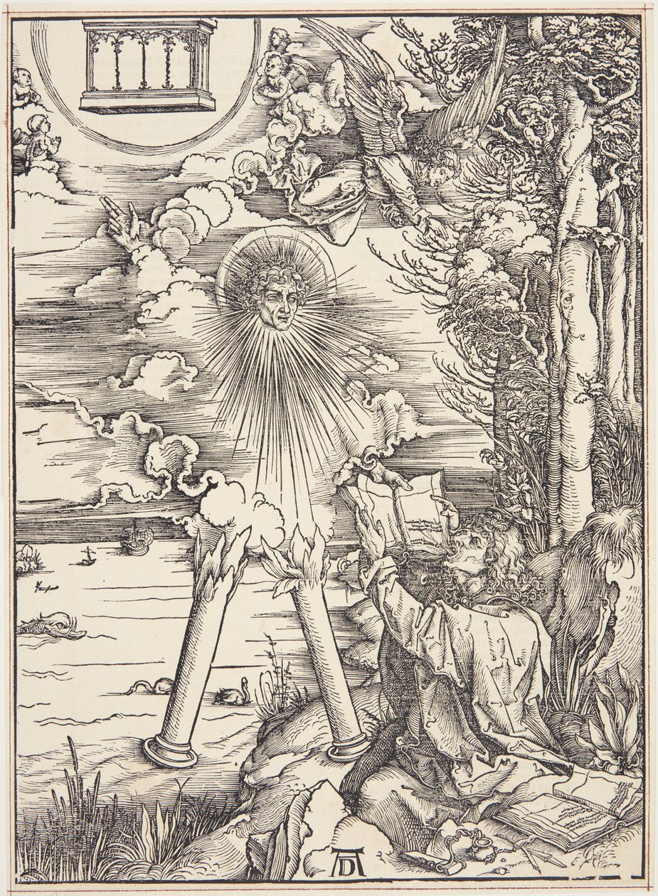 Św. Jan pożerający księgę autorstwa Albrecht Dürer