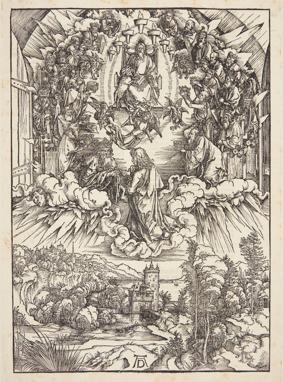 Św. Jan przed Bogiem i starszymi autorstwa Albrecht Dürer