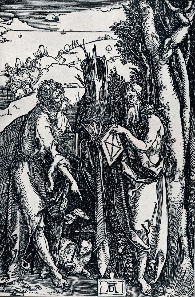 Św. Jan Chrzciciel i Św. Onufrego, 1504 1906 autorstwa Albrecht Dürer