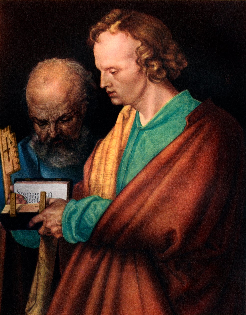 Św. Jan ze św. Piotrem, detal, 1526, 1936 autorstwa Albrecht Dürer