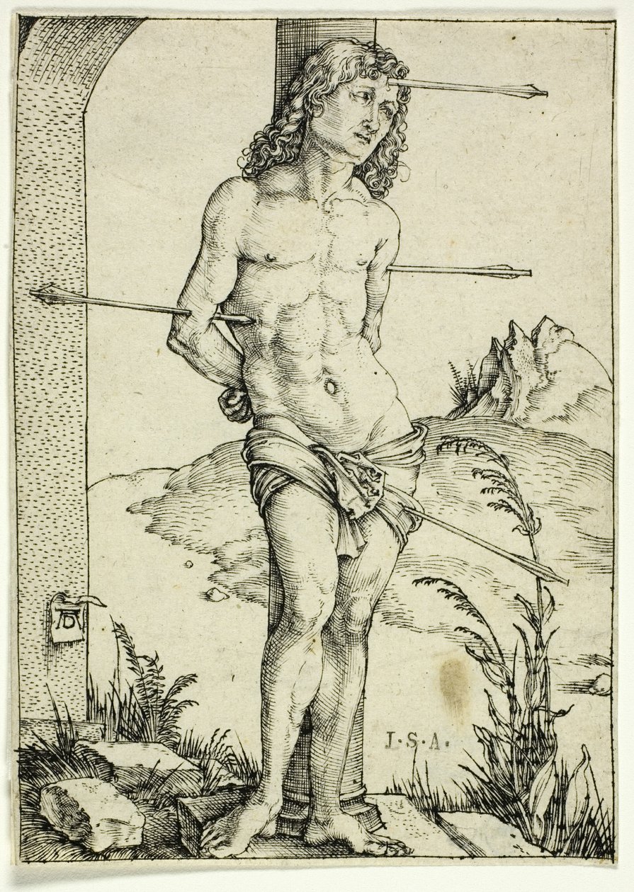 Św. Sebastian w Kolumnie autorstwa Albrecht Dürer