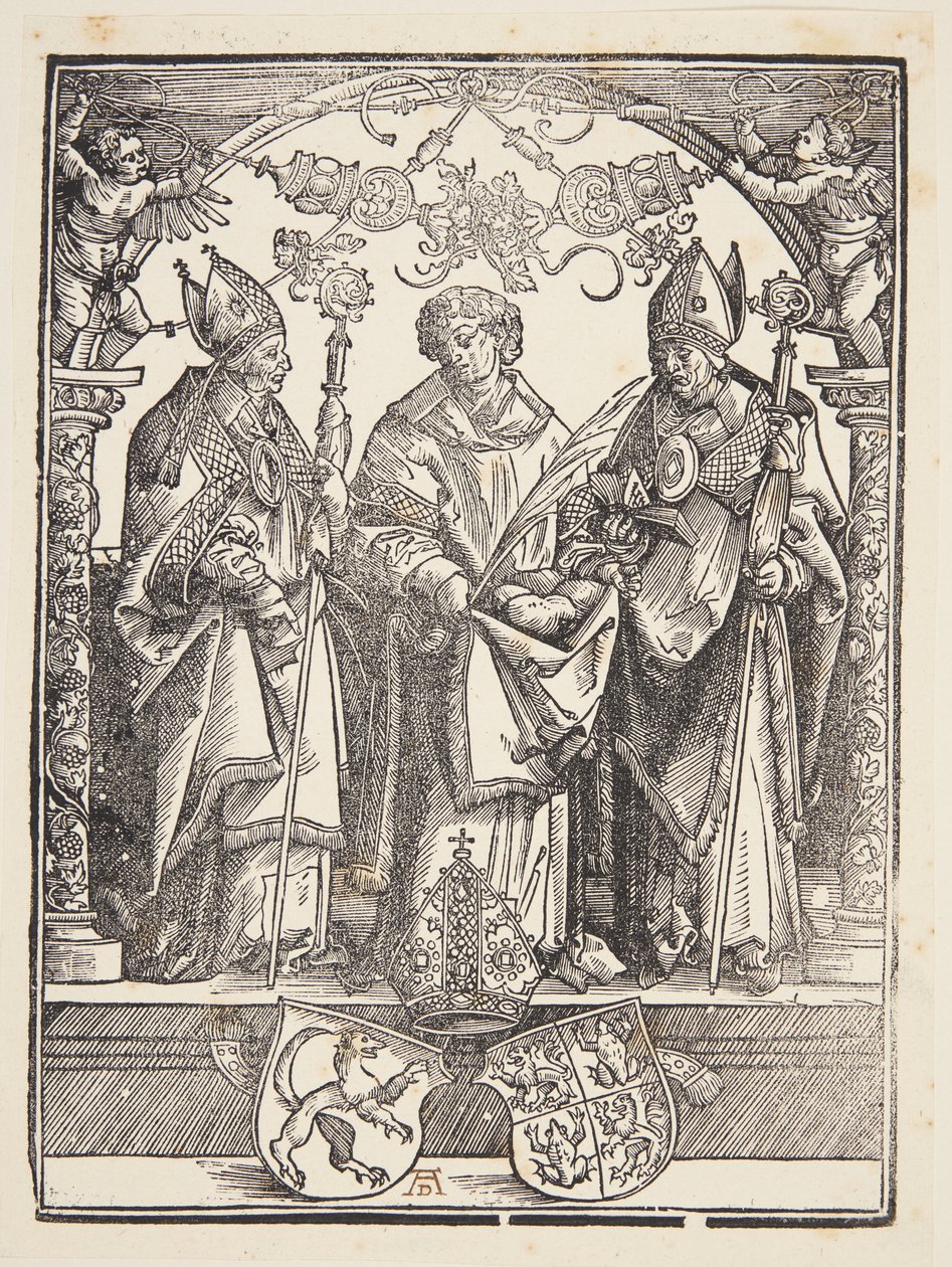 Św. Szczepan z dwoma innymi świętymi autorstwa Albrecht Dürer