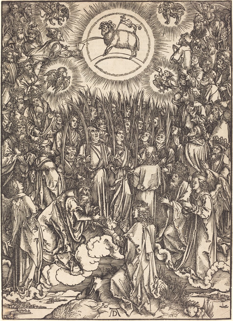 Adoracja Baranka autorstwa Albrecht Dürer