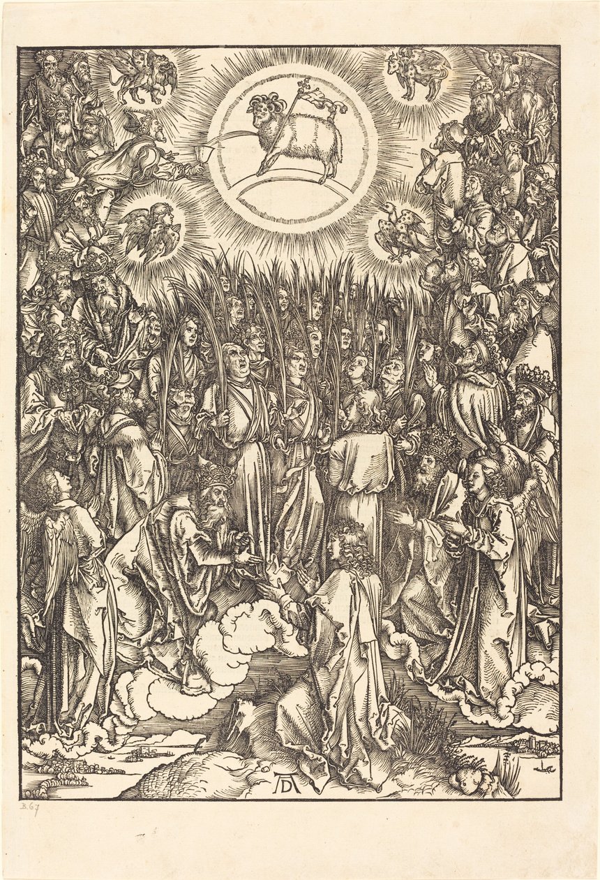 Adoracja Baranka autorstwa Albrecht Dürer