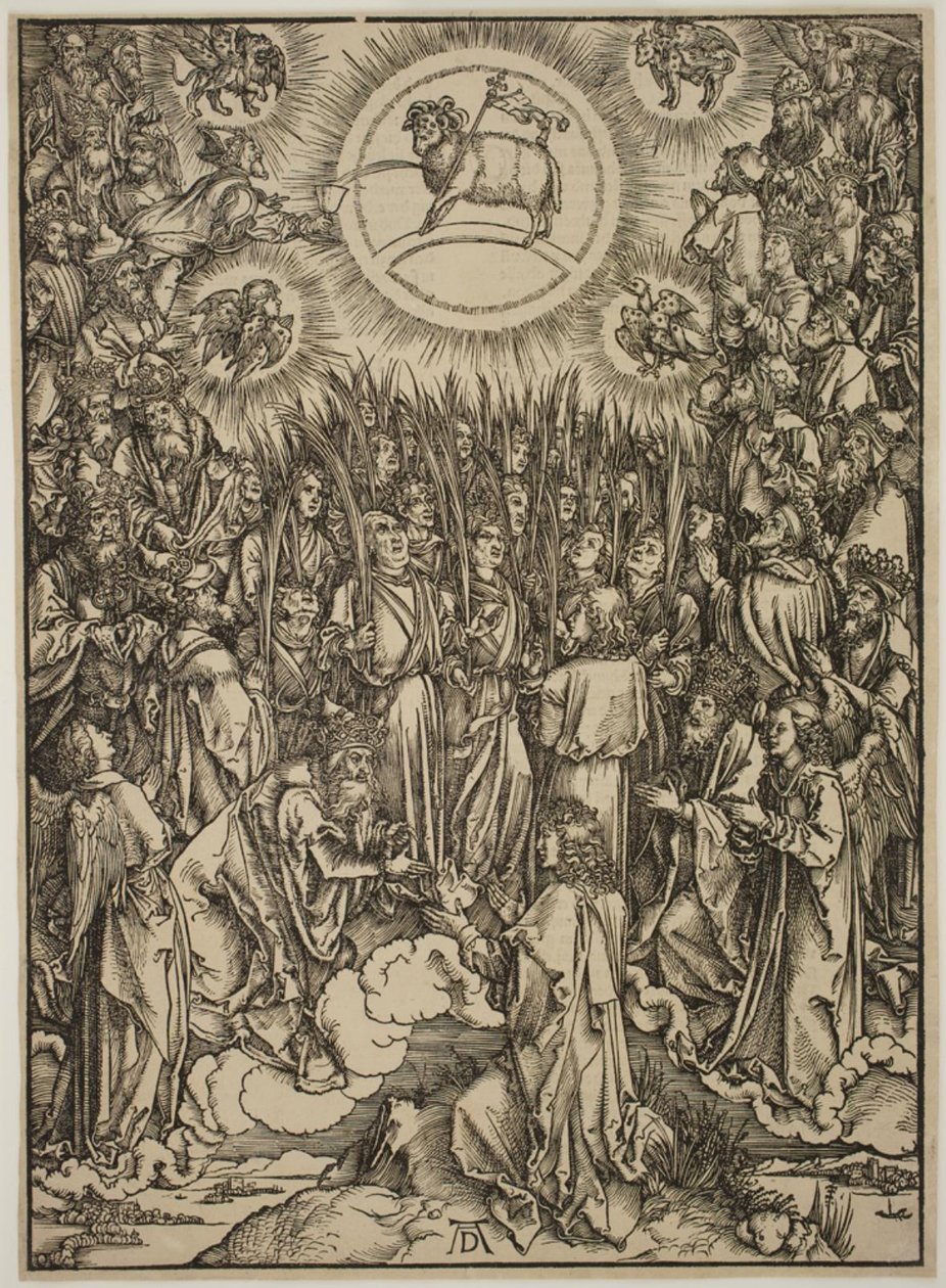 Adoracja Baranka autorstwa Albrecht Dürer