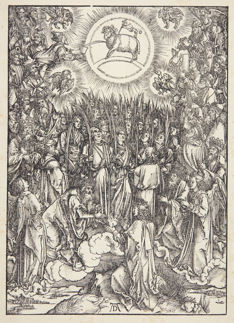 Adoracja Baranka autorstwa Albrecht Dürer
