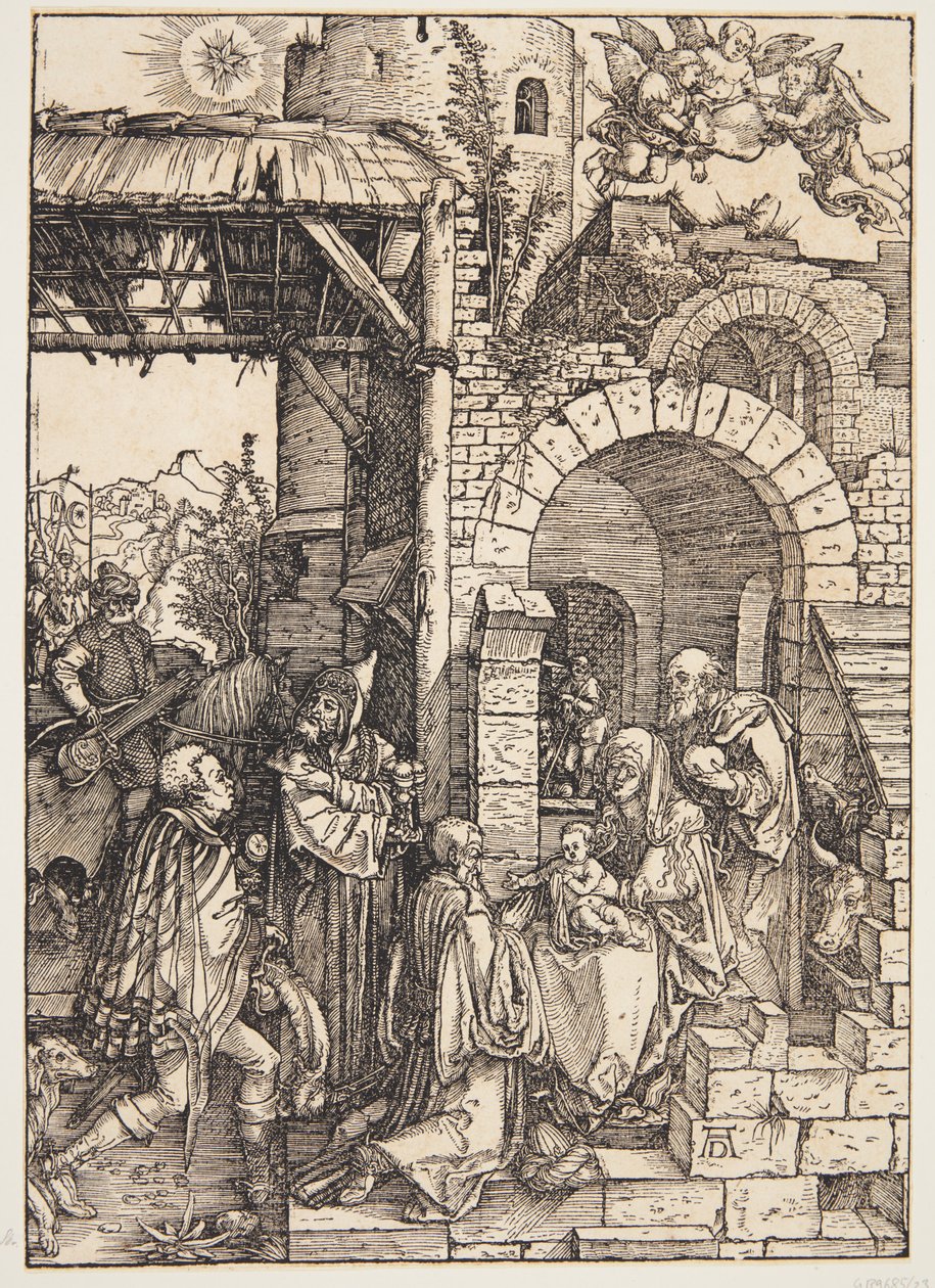 Pokłon Trzech Króli autorstwa Albrecht Dürer