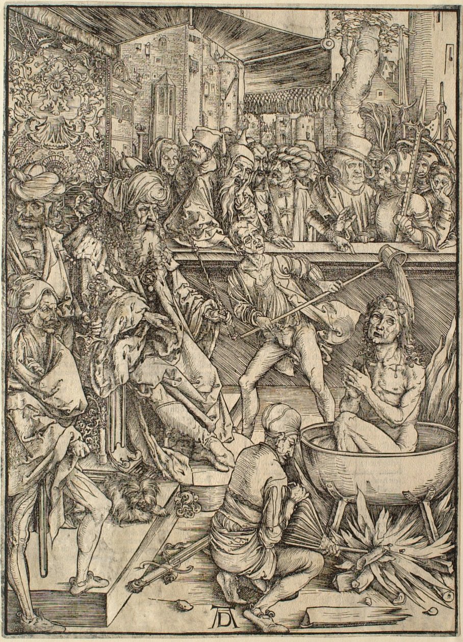 Apokalipsa: Męczeństwo świętego Jana autorstwa Albrecht Dürer
