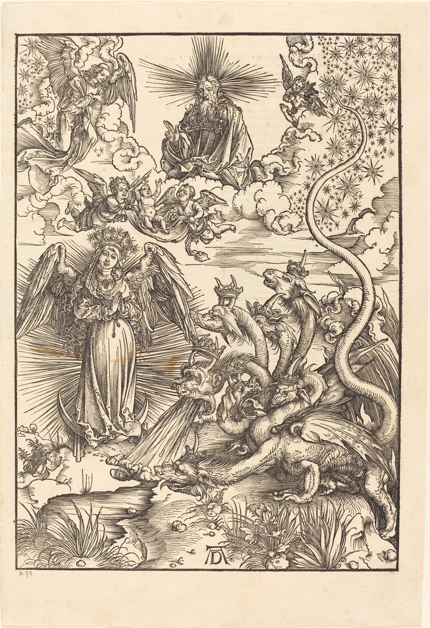 Apokaliptyczna kobieta autorstwa Albrecht Dürer