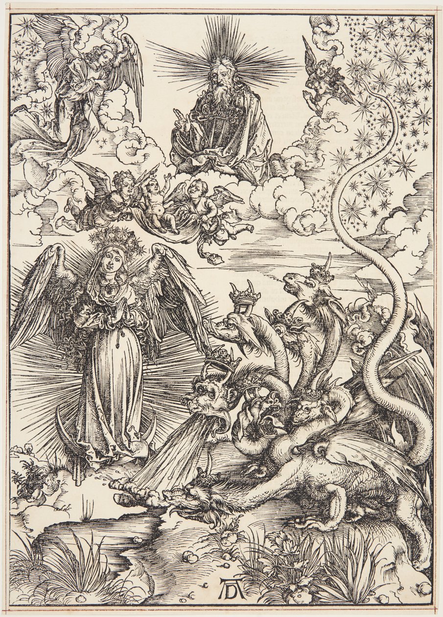 Apokaliptyczna kobieta autorstwa Albrecht Dürer