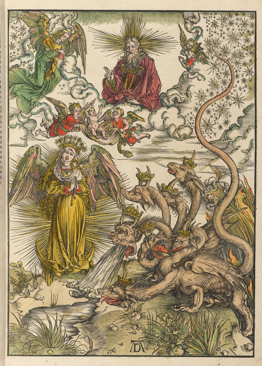 Apokaliptyczna kobieta autorstwa Albrecht Dürer