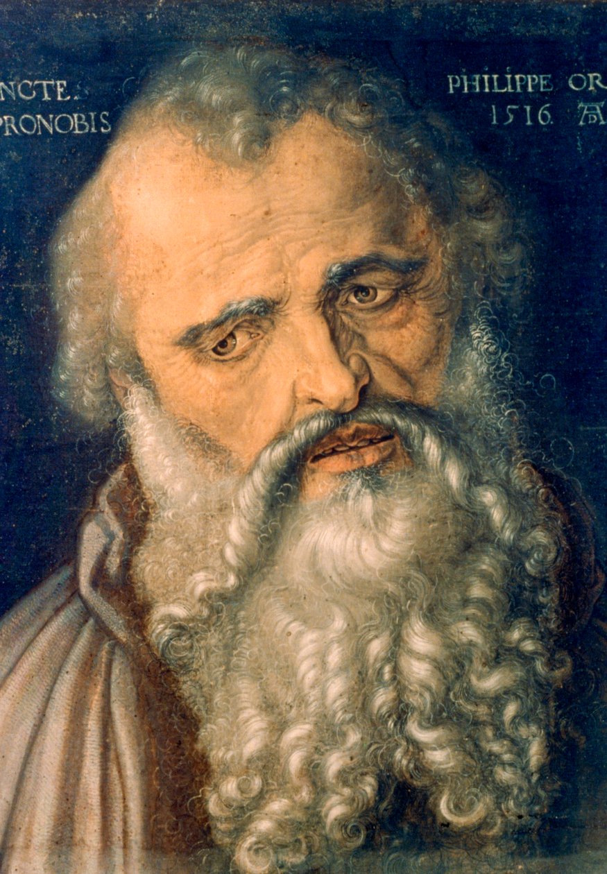 Apostoł Filip, 1516 autorstwa Albrecht Dürer