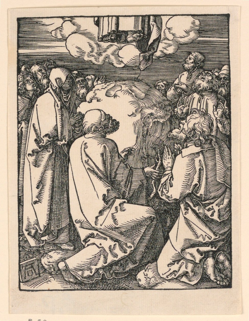 Wniebowstąpienie, z serii Mała pasja autorstwa Albrecht Dürer