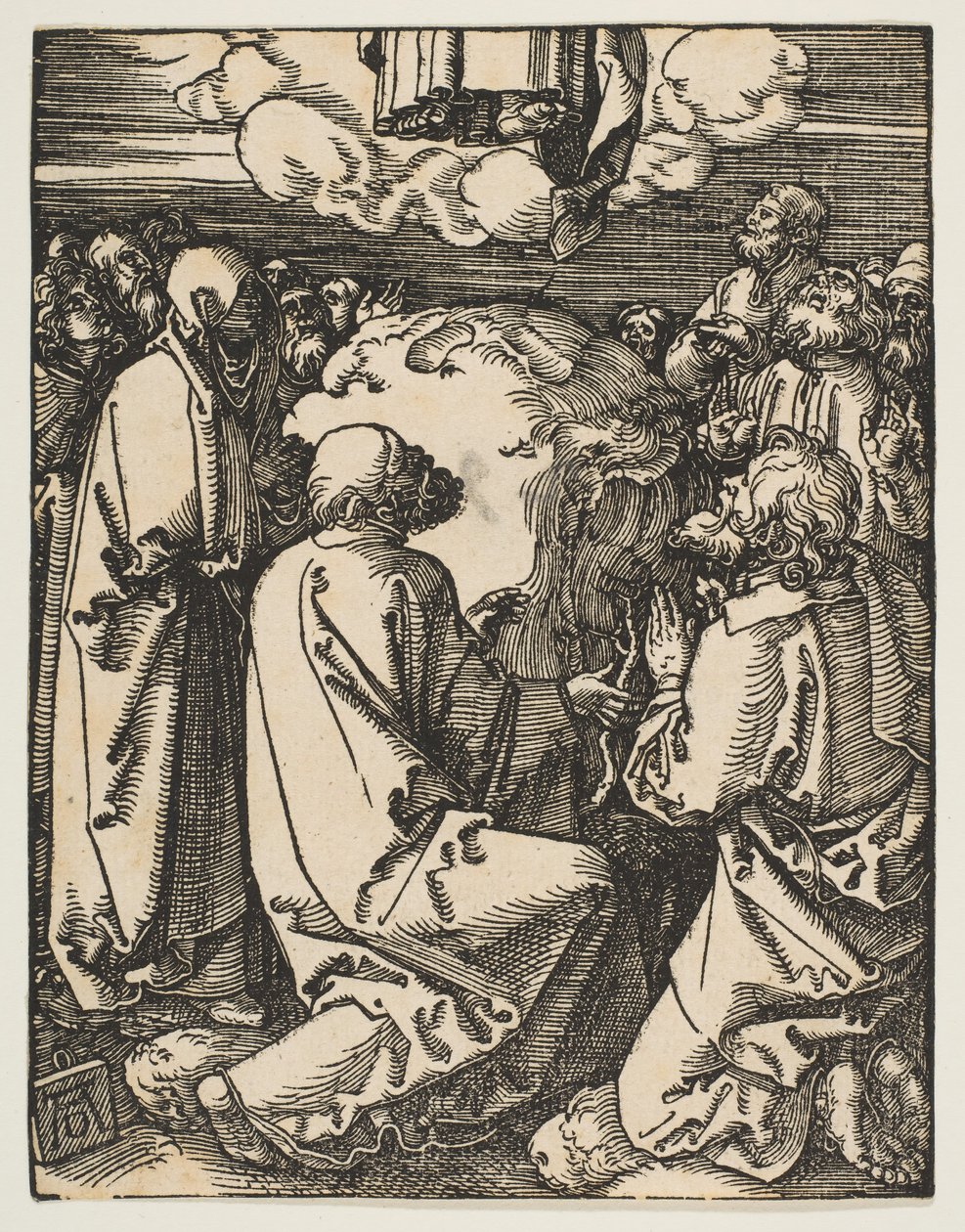 Wniebowstąpienie, z Małej pasji, ca. 1510. autorstwa Albrecht Dürer