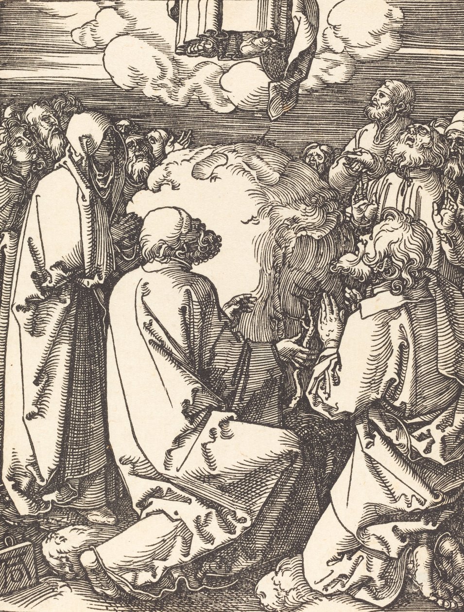 Wniebowstąpienie prawdopodobnie ok. 15091510. autorstwa Albrecht Dürer