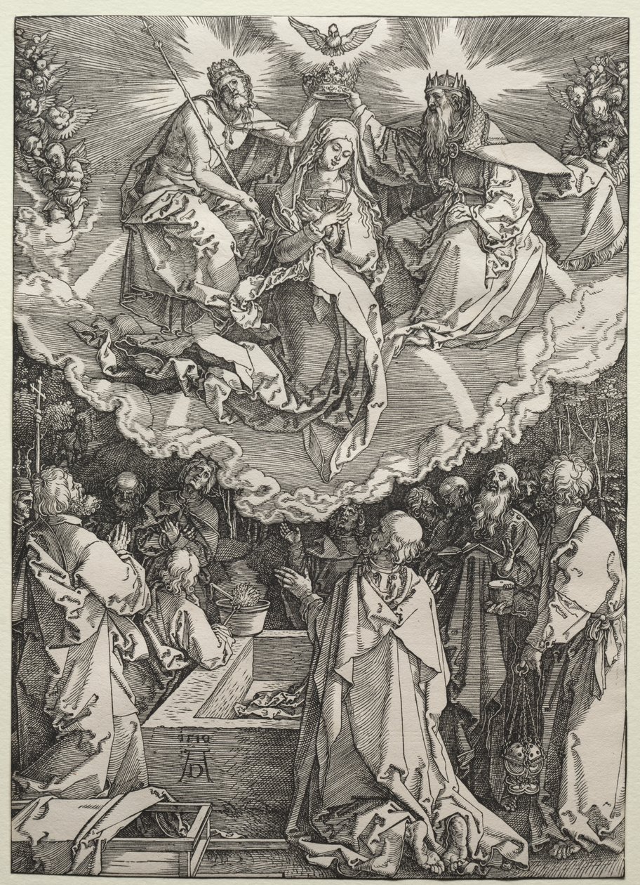 Wniebowzięcie i Koronacja Dziewicy autorstwa Albrecht Dürer