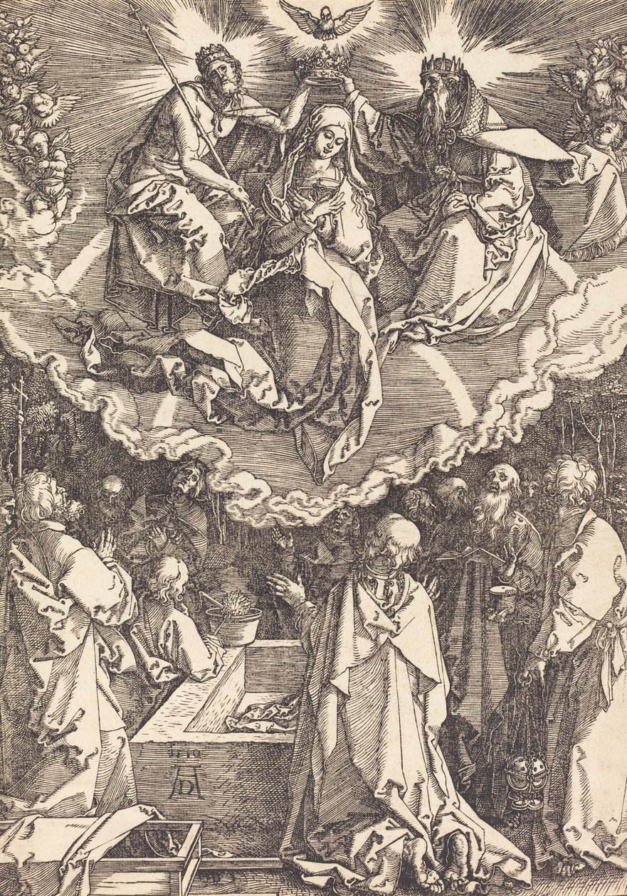 Wniebowzięcie i Koronacja Matki Boskiej, 1510. autorstwa Albrecht Dürer