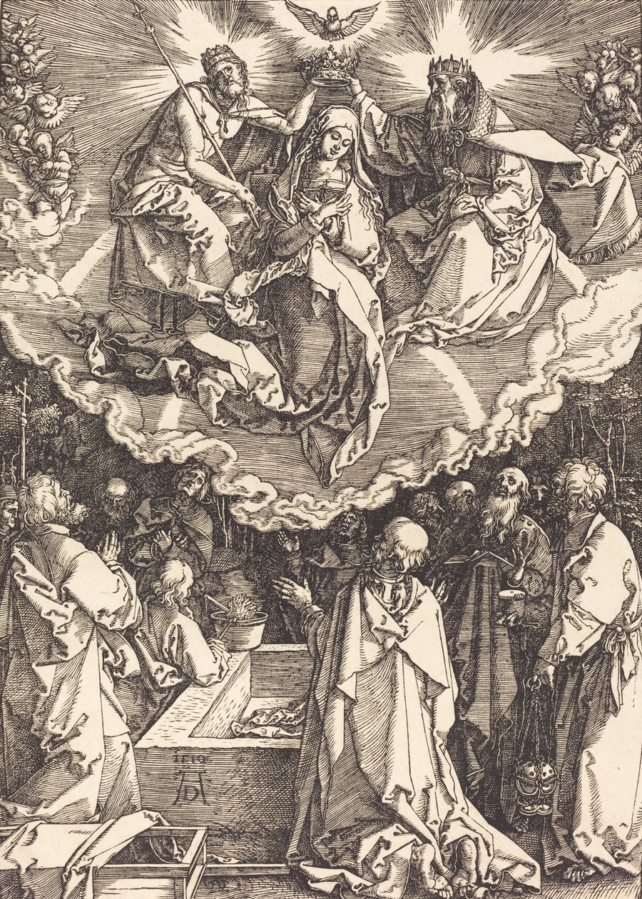 Wniebowzięcie i Koronacja Matki Boskiej, 1510. autorstwa Albrecht Dürer