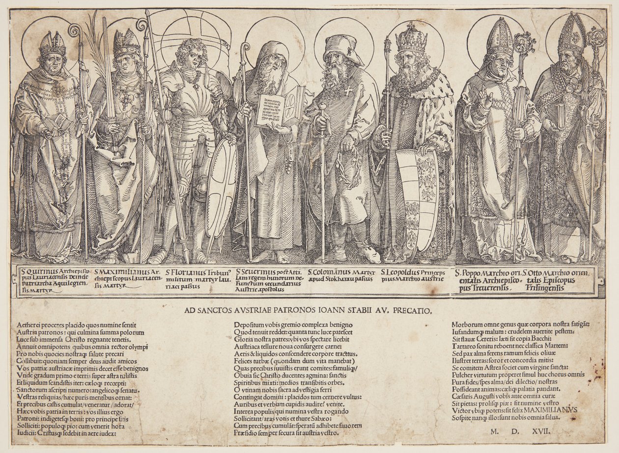 Austriaccy święci autorstwa Albrecht Dürer