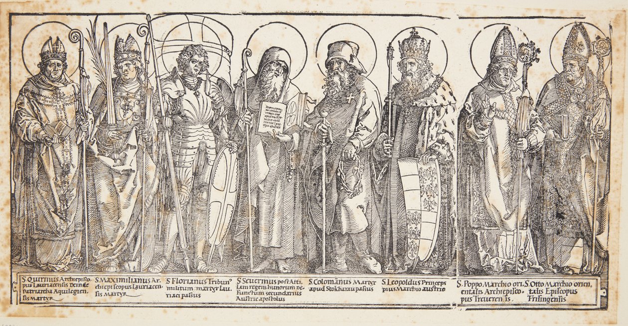 Austriaccy święci autorstwa Albrecht Dürer