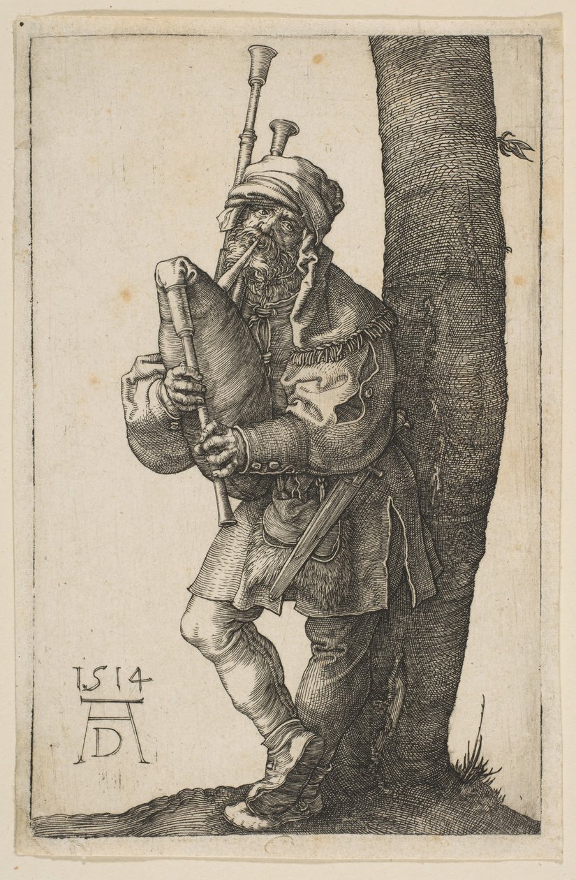 Dudziarz, 1514. autorstwa Albrecht Dürer