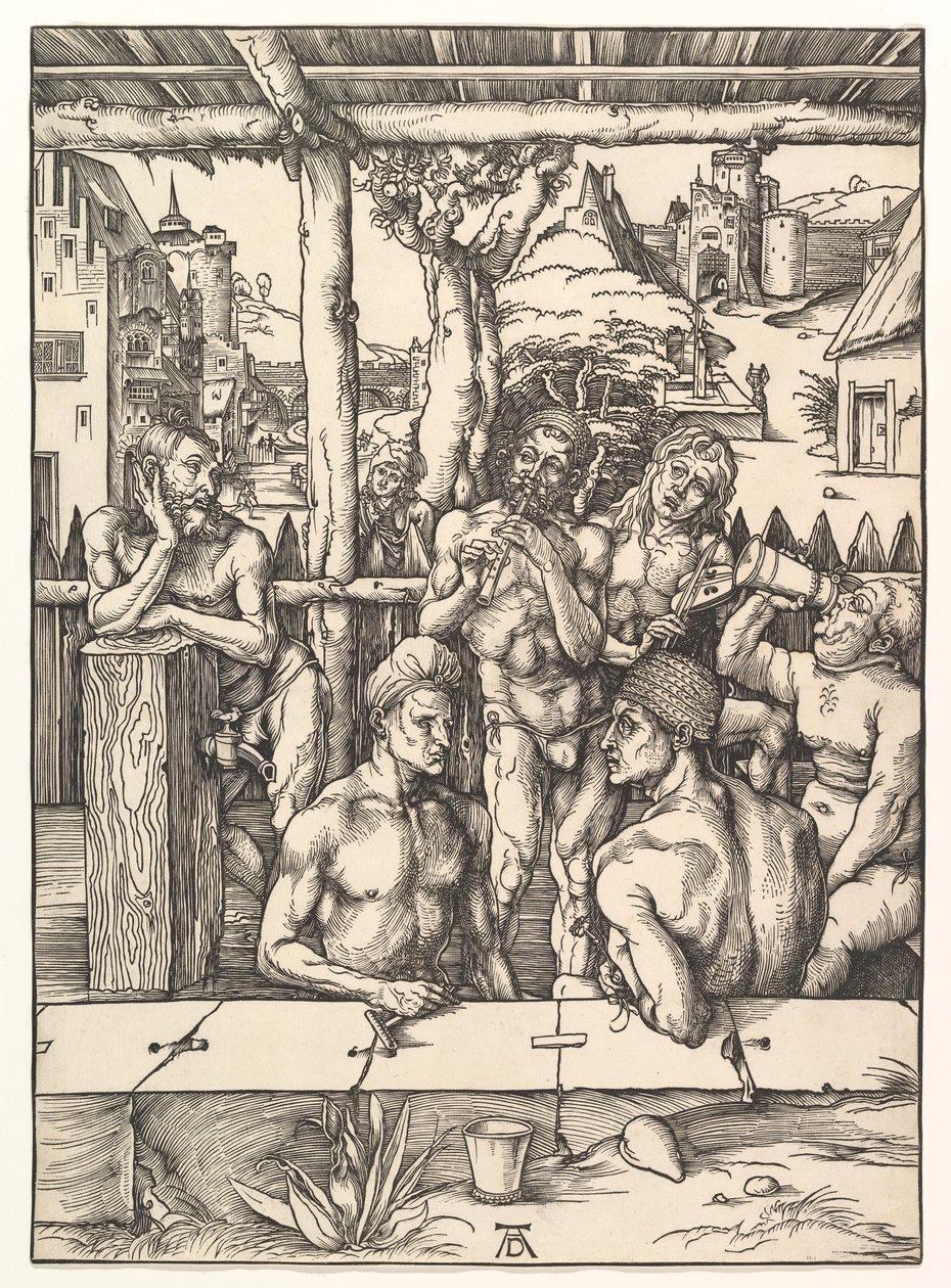 Dom Łaźni.n.d. autorstwa Albrecht Dürer
